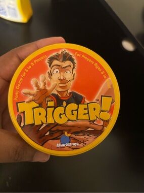 Trigger! Party Game Complete Travel Tin Game 3-8 Players